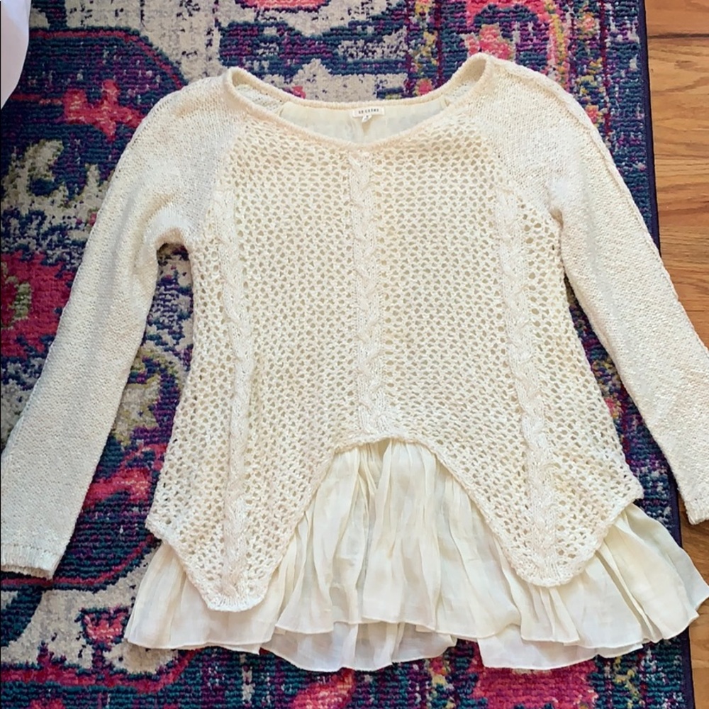 White sweater